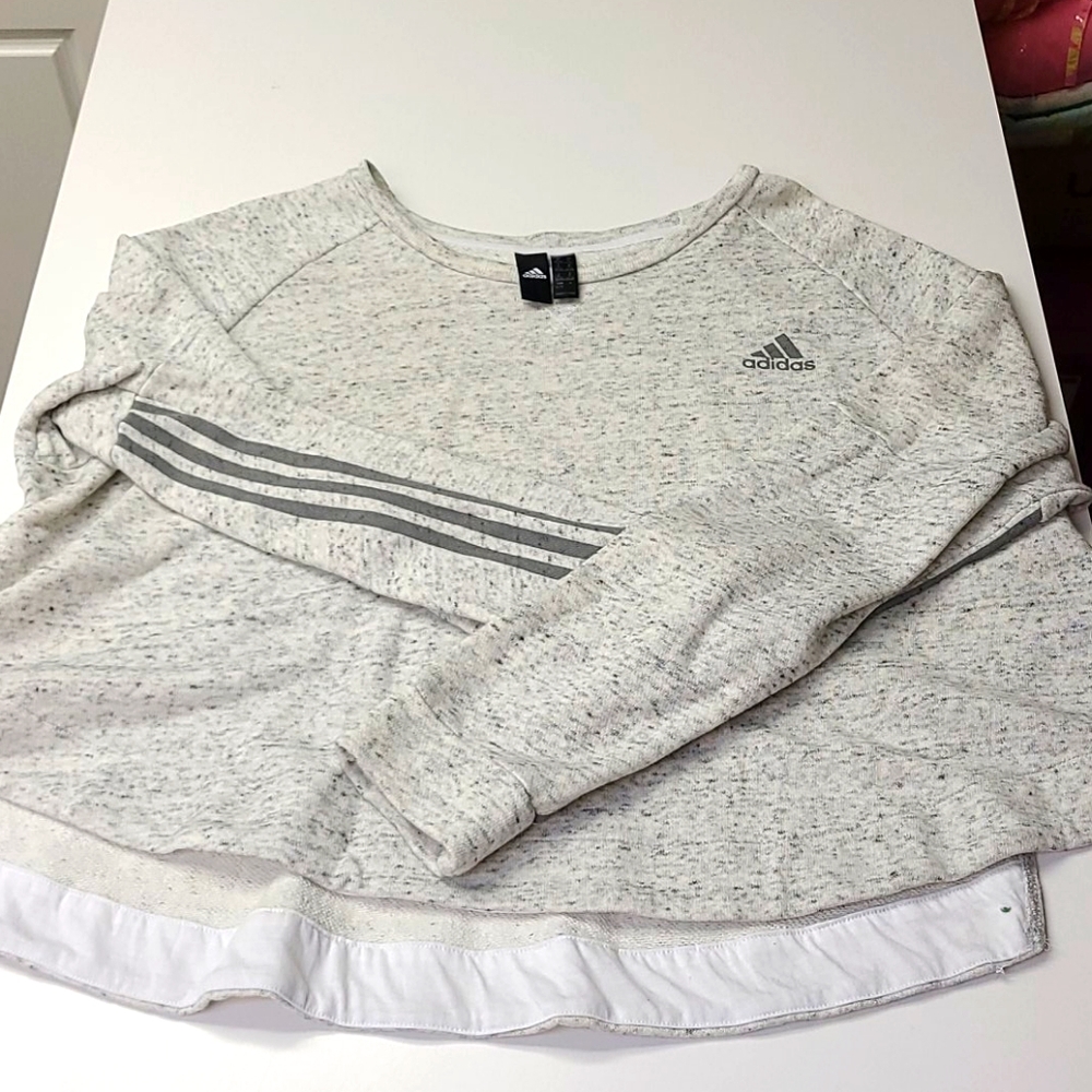 Adidas Youth Girls Crop Sweatshirt